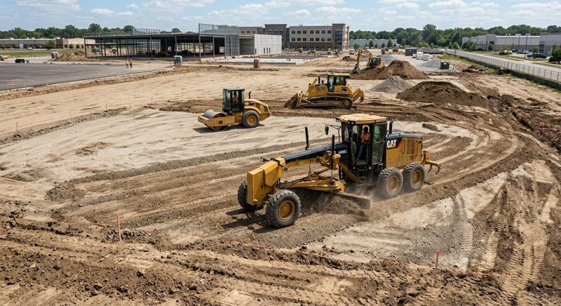 Parking Lot Excavation in Alpharetta, GA